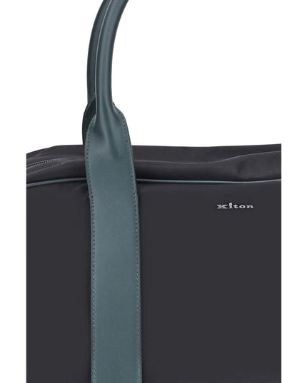 Kiton Green Nylon Luggage And Travel
