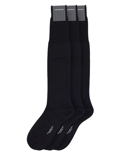 ZEGNA Black Wool Socks