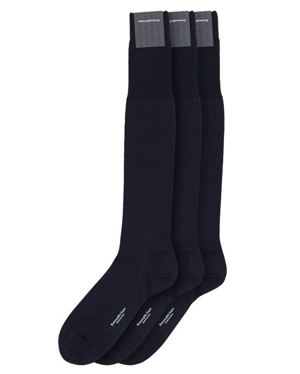 ZEGNA Navy Blue Wool Socks