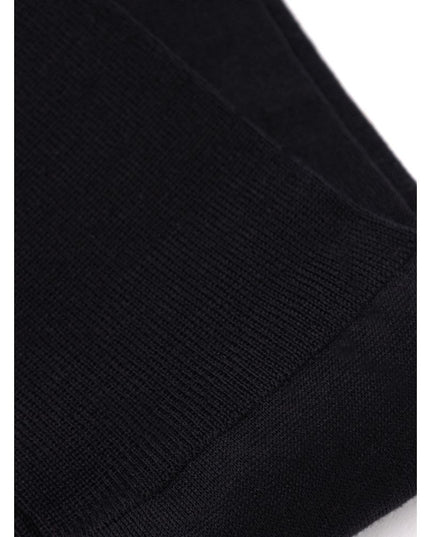 ZEGNA Black Wool Socks