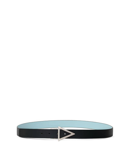 Bottega Veneta Green Leather Regular Belt