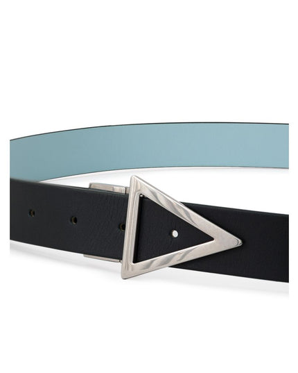 Bottega Veneta Green Leather Regular Belt