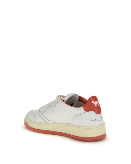 Autry White Leather Athletic Sneakers