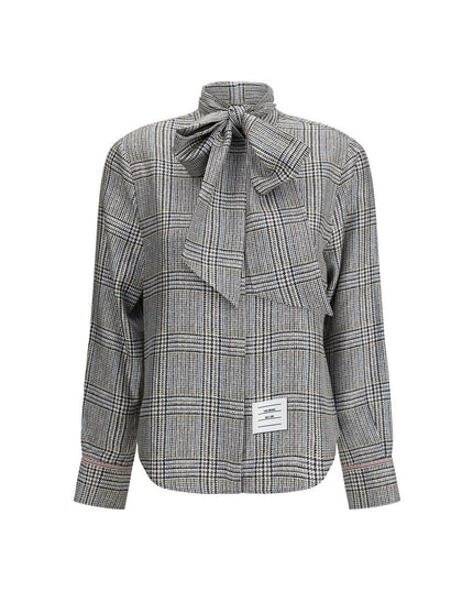 Thom Browne Beige Silk Dress Shirt