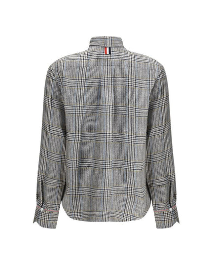 Thom Browne Beige Silk Dress Shirt
