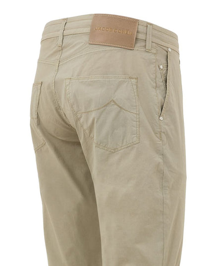 Jacob Cohen Beige Cotton Casual Pants