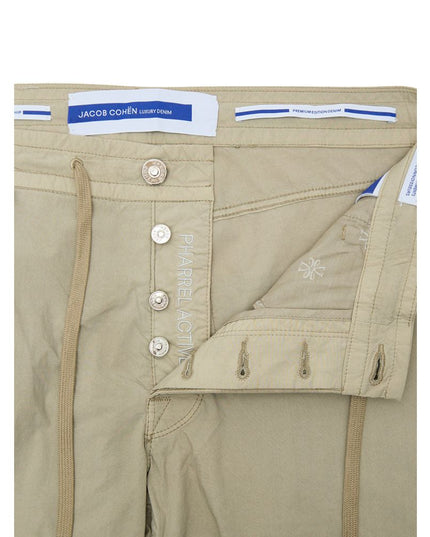Jacob Cohen Beige Cotton Casual Pants