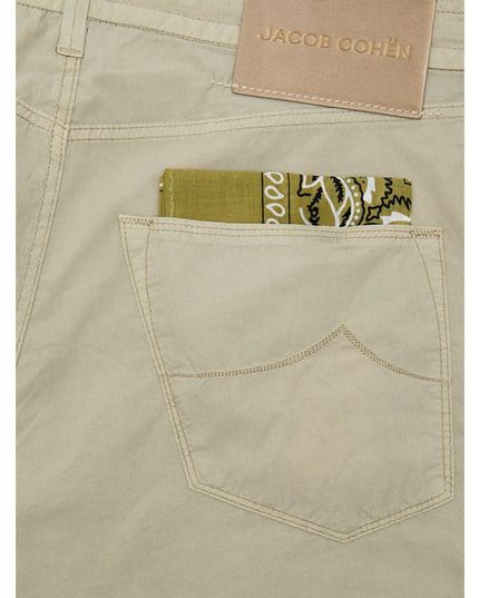 Jacob Cohen Beige Cotton Casual Pants