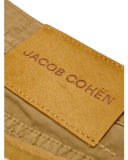 Jacob Cohen Yellow Cotton Skinny Pants