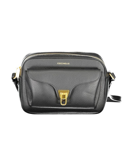 Coccinelle Black Leather Women Shoulder Bag
