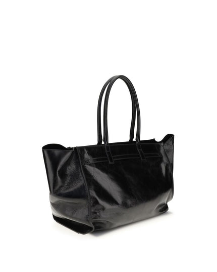 Benedetta Bruzziches Black Calf Leather Bos Taurus Shoulder Bag