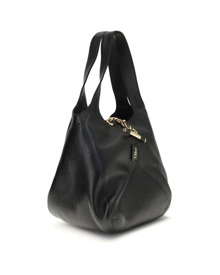 Chloé Black Buffalo Leather Shoulder Bag