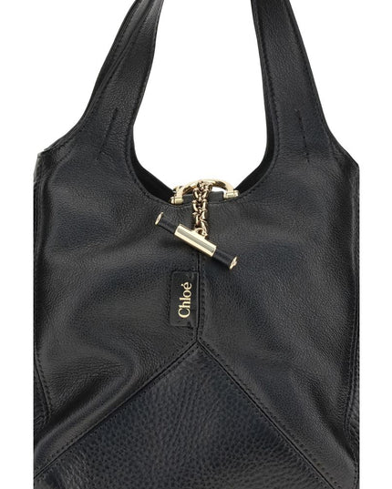 Chloé Black Buffalo Leather Shoulder Bag