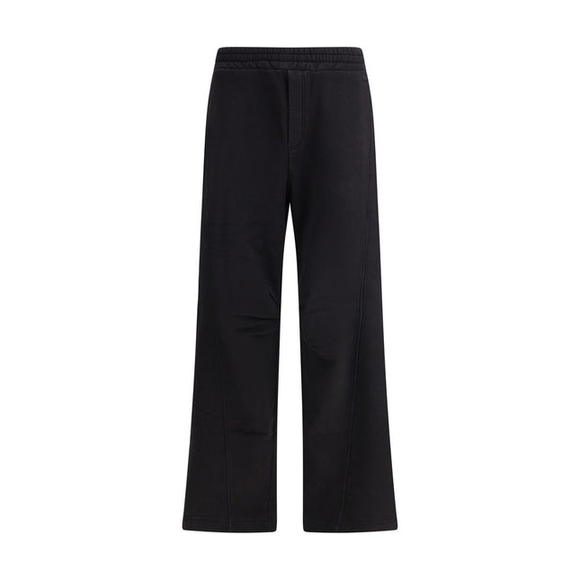 Dolce & Gabbana Black Cotton Casual Pants