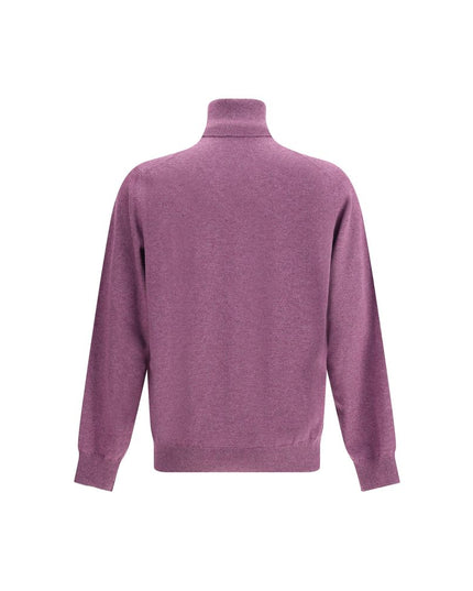 Brunello Cucinelli Purple Cashmere Cashmere Sweater