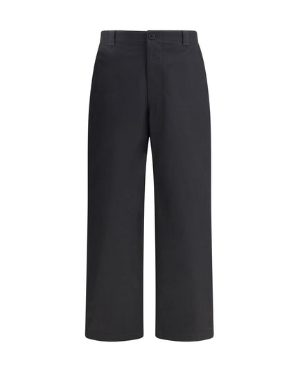 Gucci Black Cotton Casual Pants