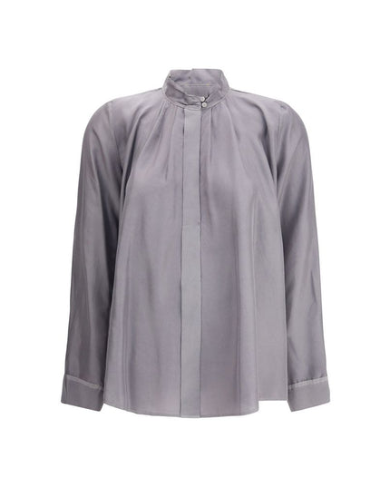 Forte_Forte Gray Silk Shirt