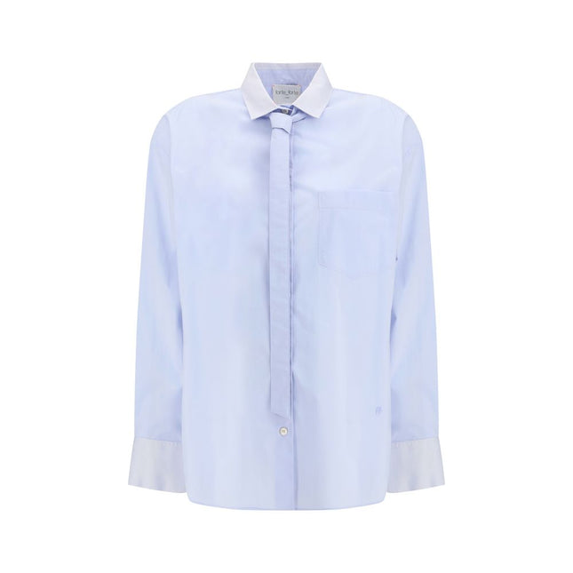 Forte_Forte Light Blue Cotton Dress Shirt
