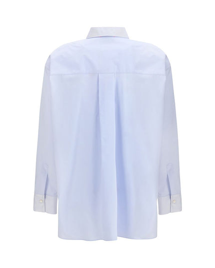Forte_Forte Light Blue Cotton Dress Shirt