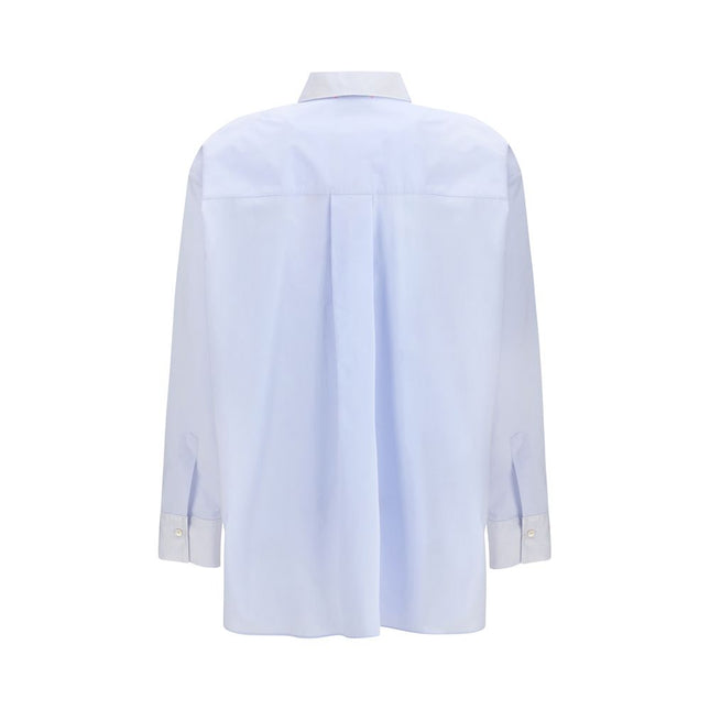 Forte_Forte Light Blue Cotton Dress Shirt