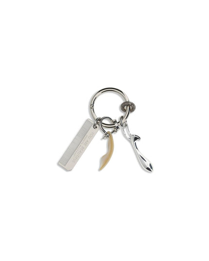 Benedetta Bruzziches Silver Metal Keychain