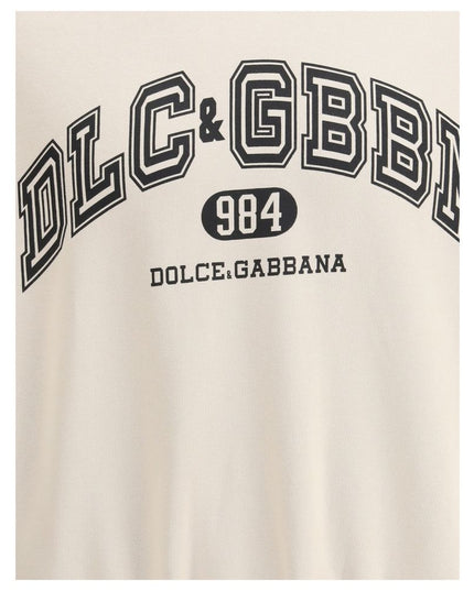 Dolce & Gabbana Beige Cotton Sweatshirt