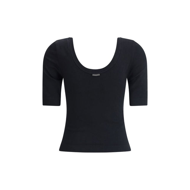 Brunello Cucinelli Black Cotton Top