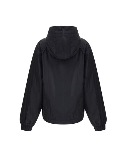 Ganni Black Nylon Shell Jacket
