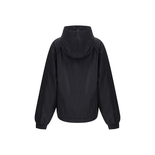 Ganni Black Nylon Shell Jacket