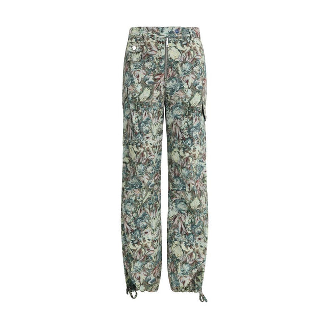 Ganni Multicolor Cotton Casual Pants