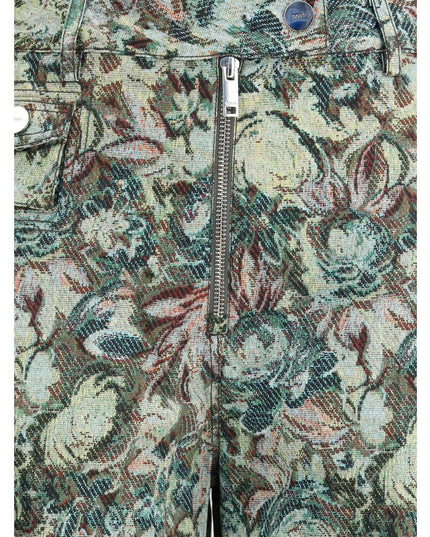 Ganni Multicolor Cotton Casual Pants