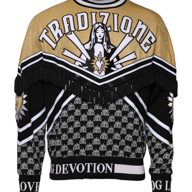 Dolce & Gabbana Multicolor Tradizione E Devotion Sweatshirt Sweater