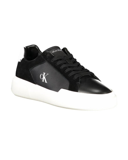 Calvin Klein Black Leather Men Sneaker