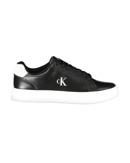 Calvin Klein Black Leather Men Sneaker