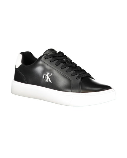 Calvin Klein Black Leather Men Sneaker
