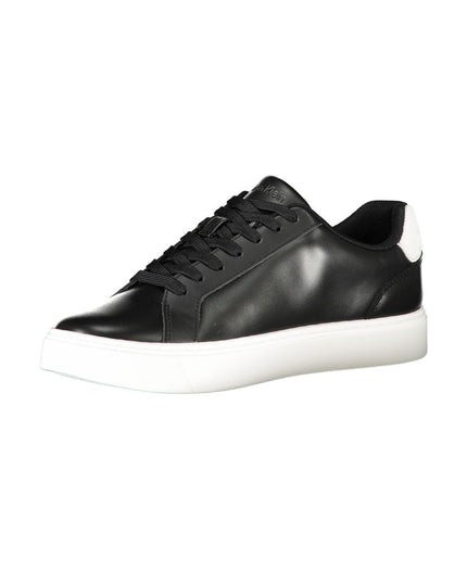 Calvin Klein Black Leather Men Sneaker