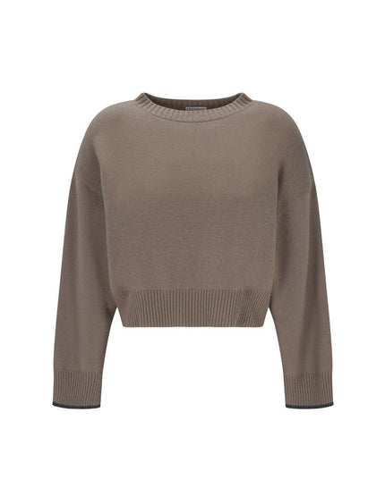 Brunello Cucinelli Beige Cashmere Cashmere Sweater