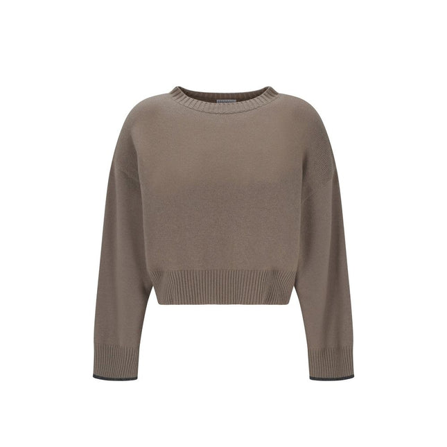 Brunello Cucinelli Beige Cashmere Cashmere Sweater