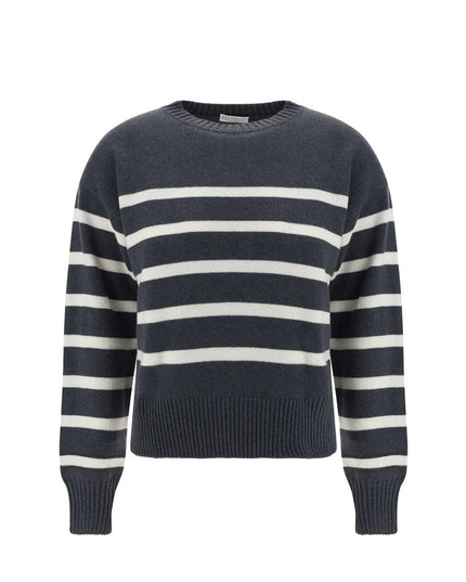 Brunello Cucinelli Gray Cashmere Cashmere Sweater