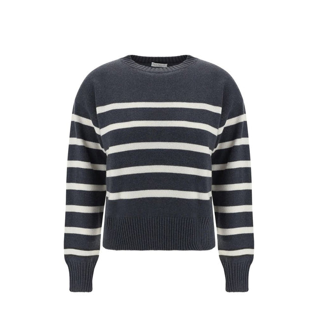 Brunello Cucinelli Gray Cashmere Cashmere Sweater