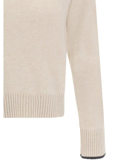 Brunello Cucinelli Beige Cashmere Cashmere Sweater