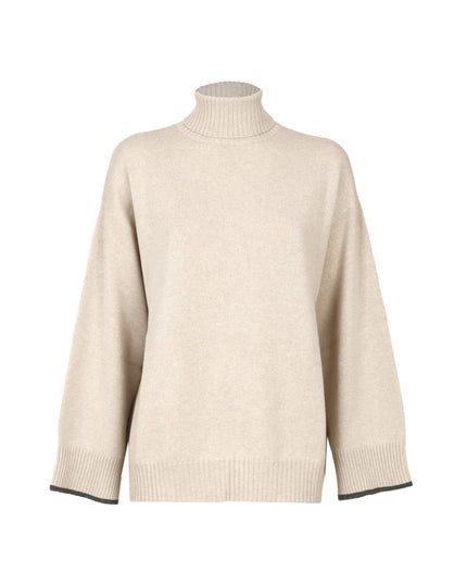 Brunello Cucinelli Beige Cashmere Cashmere Sweater