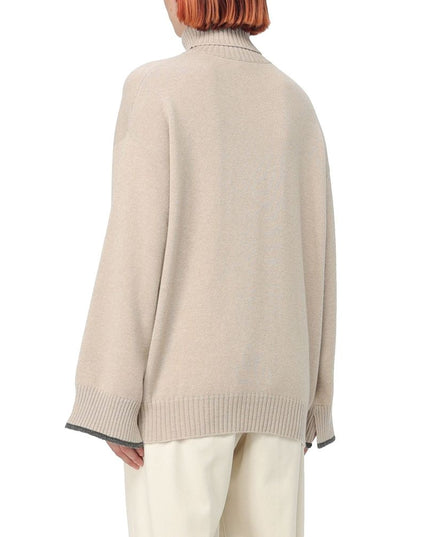 Brunello Cucinelli Beige Cashmere Cashmere Sweater
