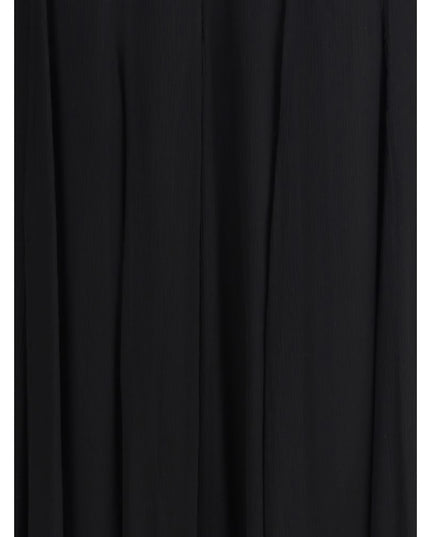 Chloé Black Silk Long Skirt