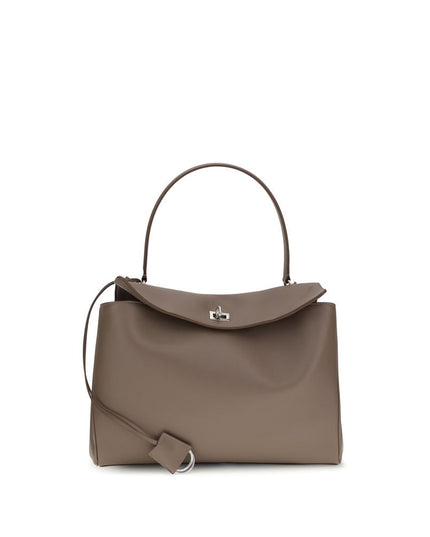 Balenciaga Gray Calf Leather Bos Taurus Shoulder Bag