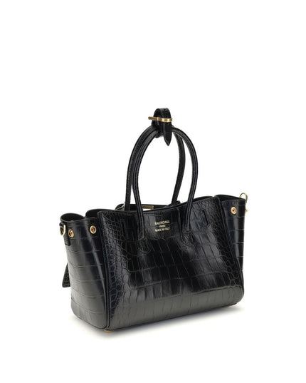 Balenciaga Black Calf Leather Bos Taurus Shoulder Bag