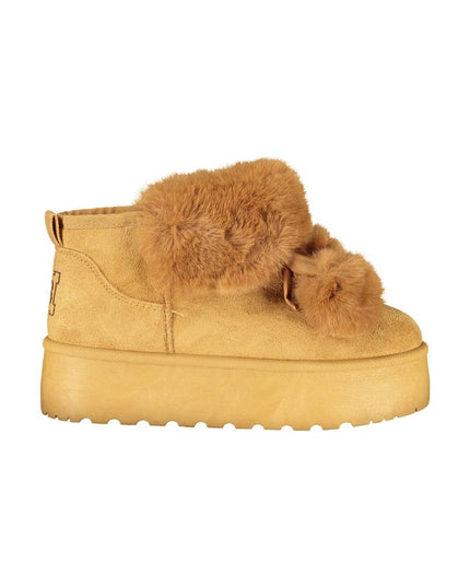 Laura Biagiotti Brown Polyester Women Boot