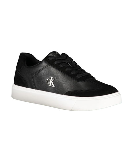 Calvin Klein Black Leather Men Sneaker