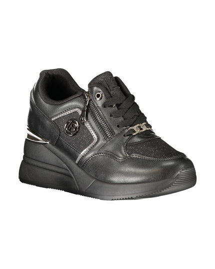 Laura Biagiotti Black Polyester Women Sneaker