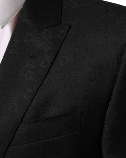 Dolce & Gabbana Black MARTINI 2 Buttons Suit Jacket Blazer